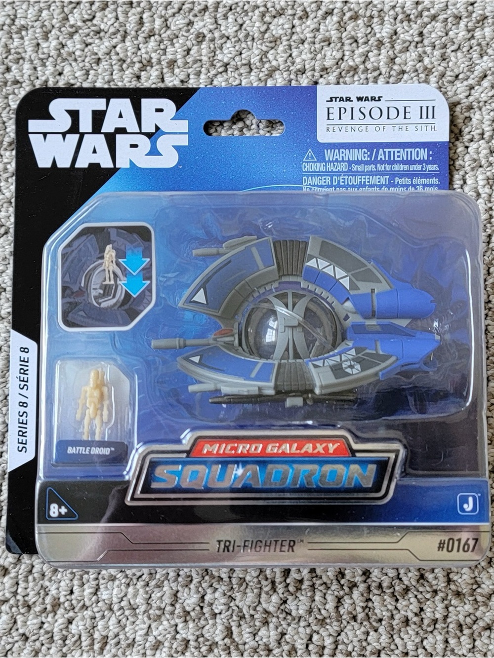 Star Wars Micro Galaxy Squadron-Tri Fighter Series 8